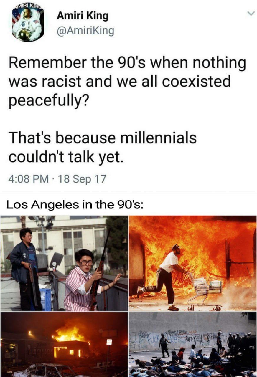 The 90s were chill because we didn’t give kids Twitter yet - meme