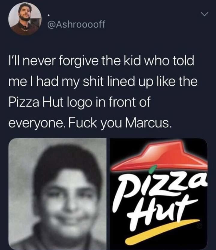 No one out pizzas the hut. - meme