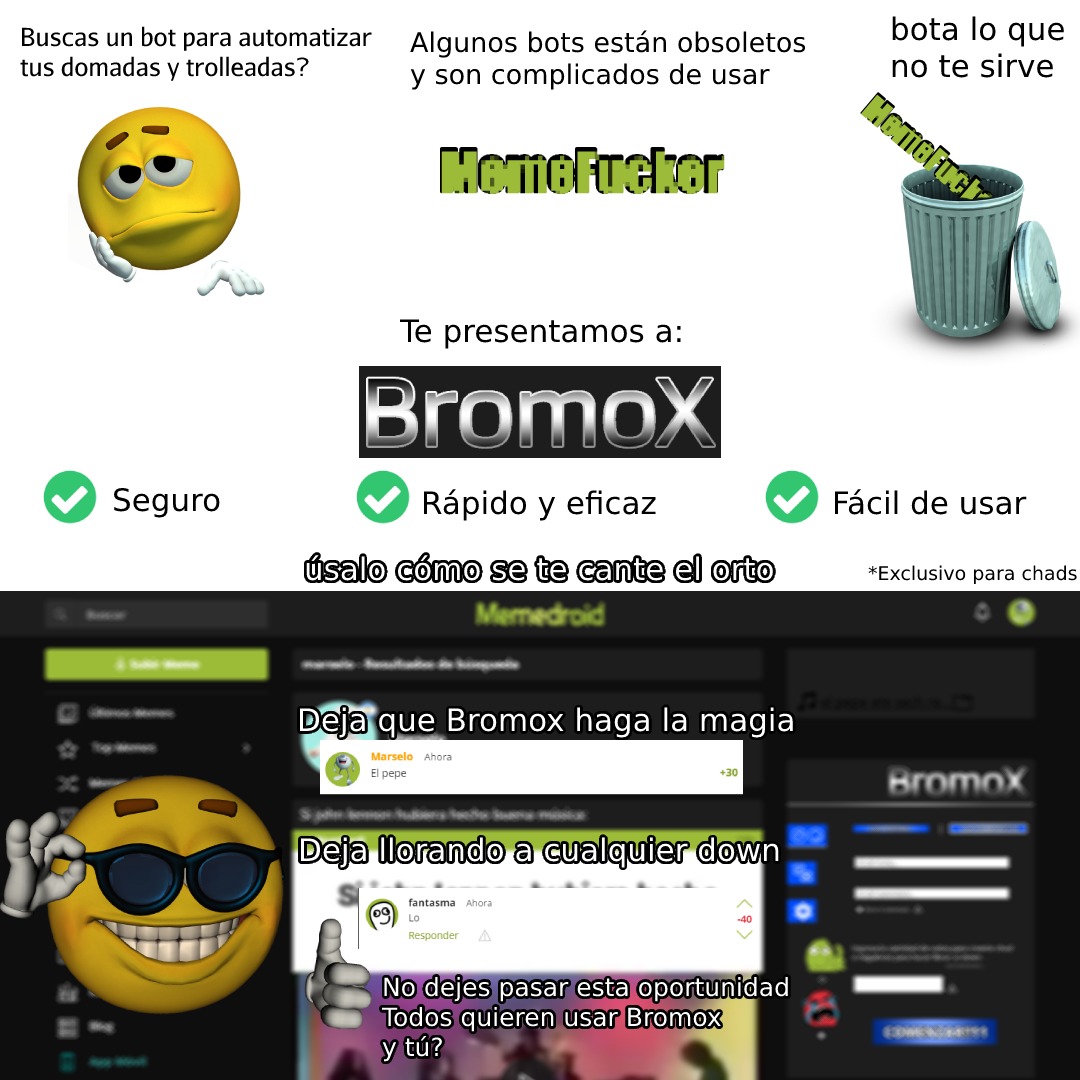 presentando a Bromox - meme