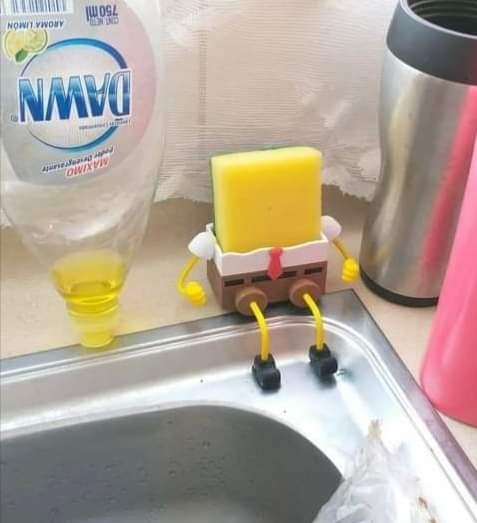 Memes de publicidad y productos brgs Bob esponja esponja para lavar trastes