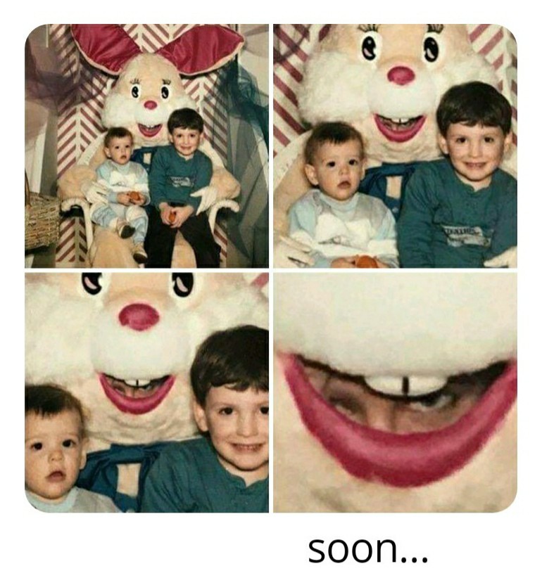 Easter is coming to a lap near you - meme