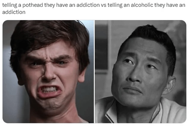 Pothead addiction - meme