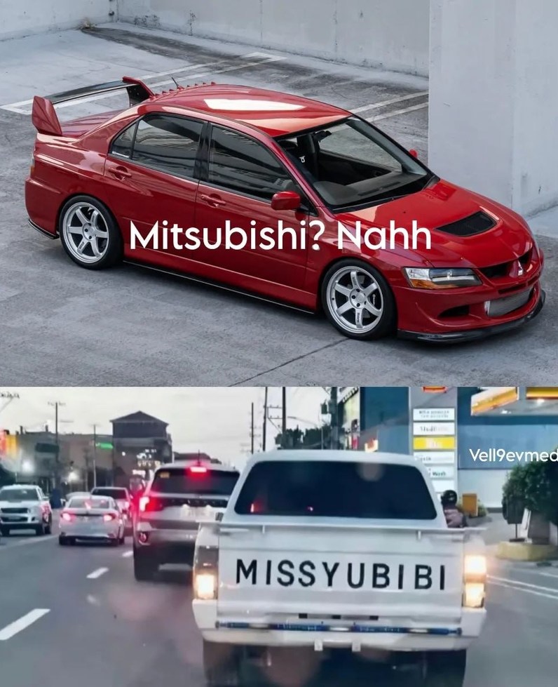 Coche Mitsubishi - meme