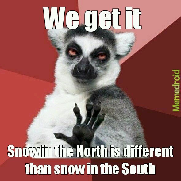 Snow is cool - meme