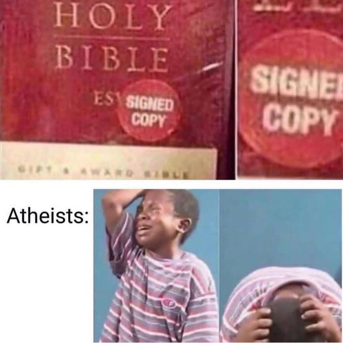 Checkmate Athiests - meme