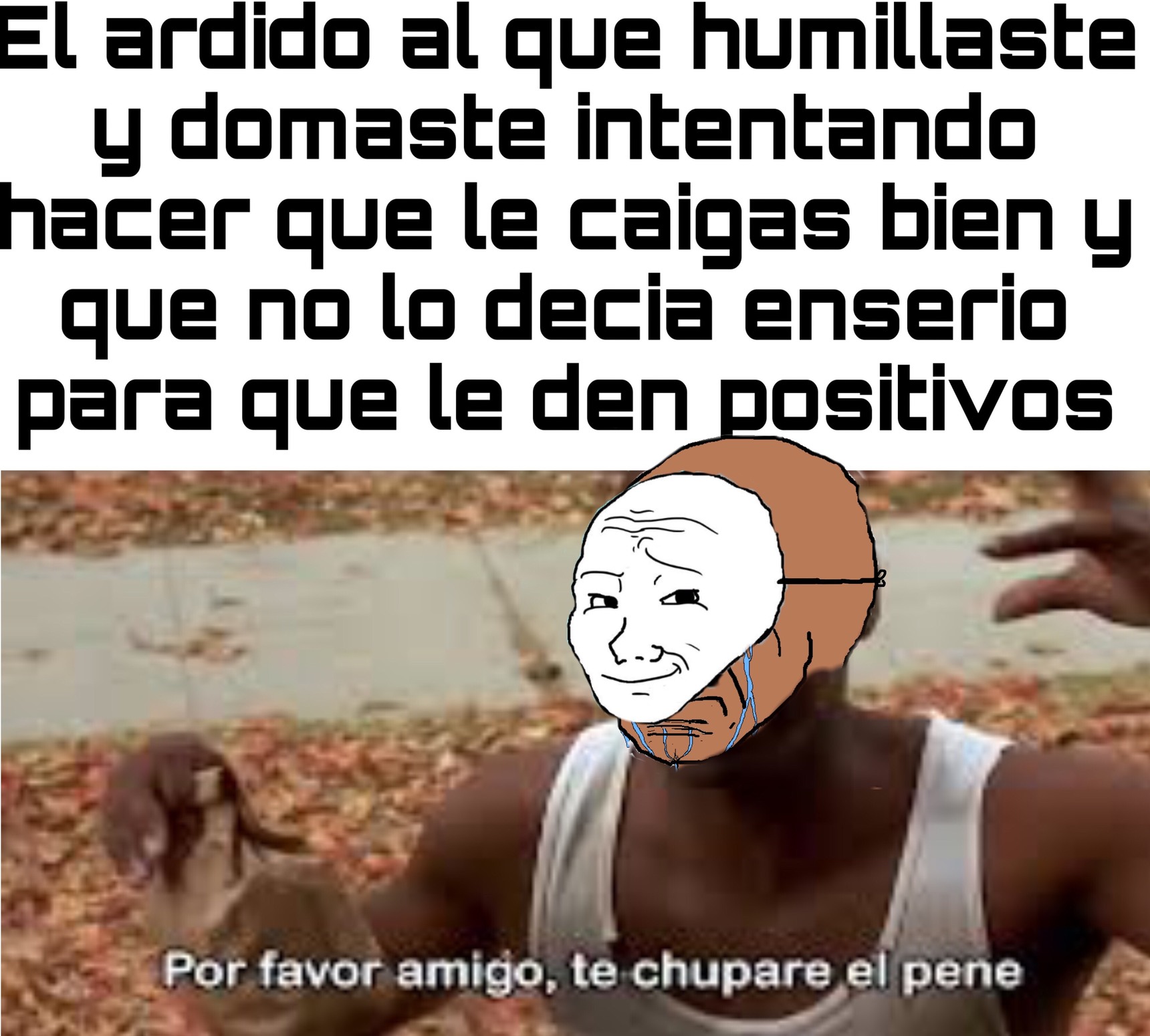 queda un poco raro lo de negro y luego blanco jaja - Mème par  Elmaslokoekisde :) Memedroid