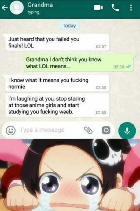 Granny got no chill.... - meme