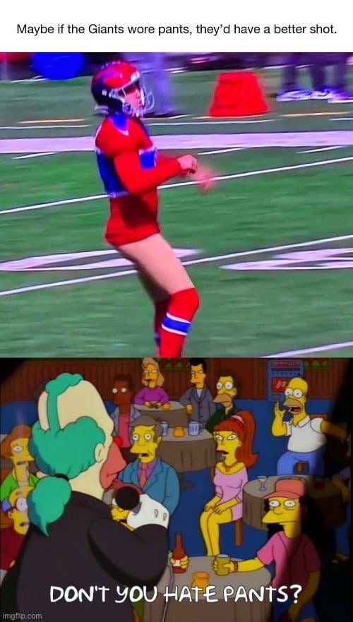 Giants pants meme