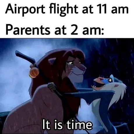 Airport flight - meme