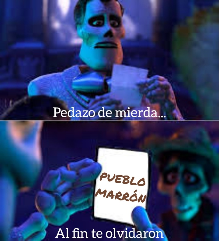 El fandom de pueblo marrón está muriendo, da like para que se muera más rapido - meme