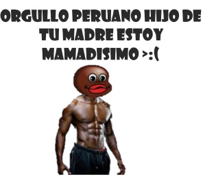 Orgullo peruano  - meme