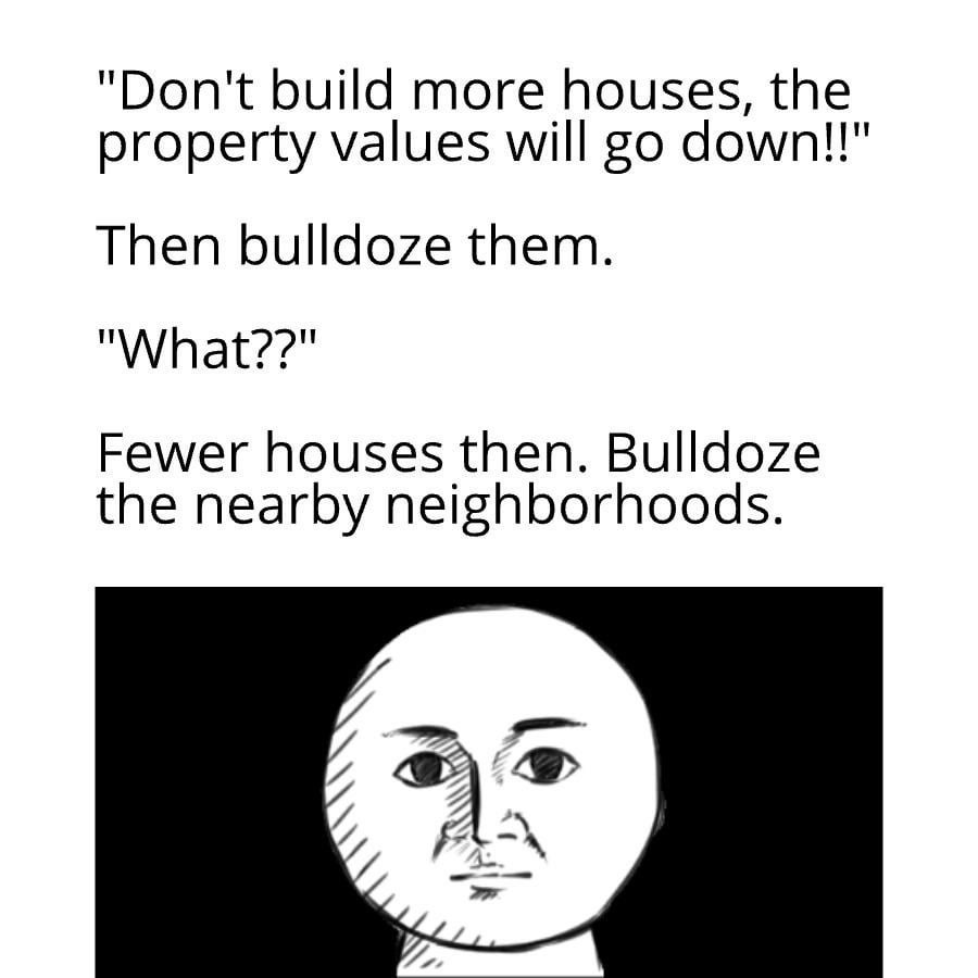 Bulldozing time - meme