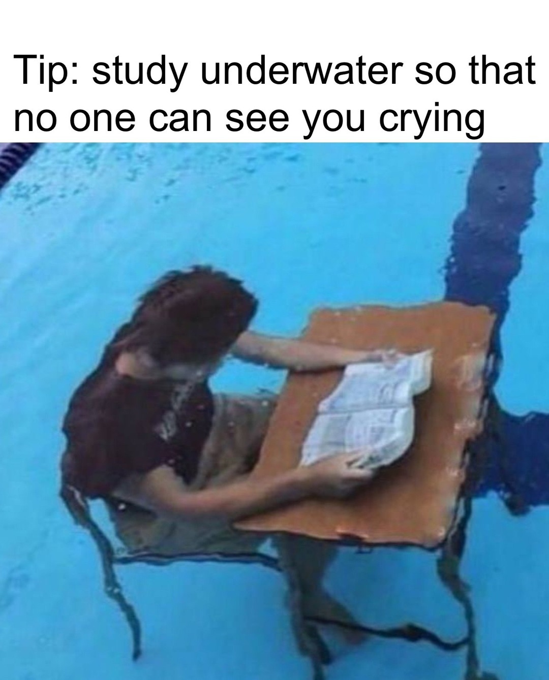Study underwater - meme