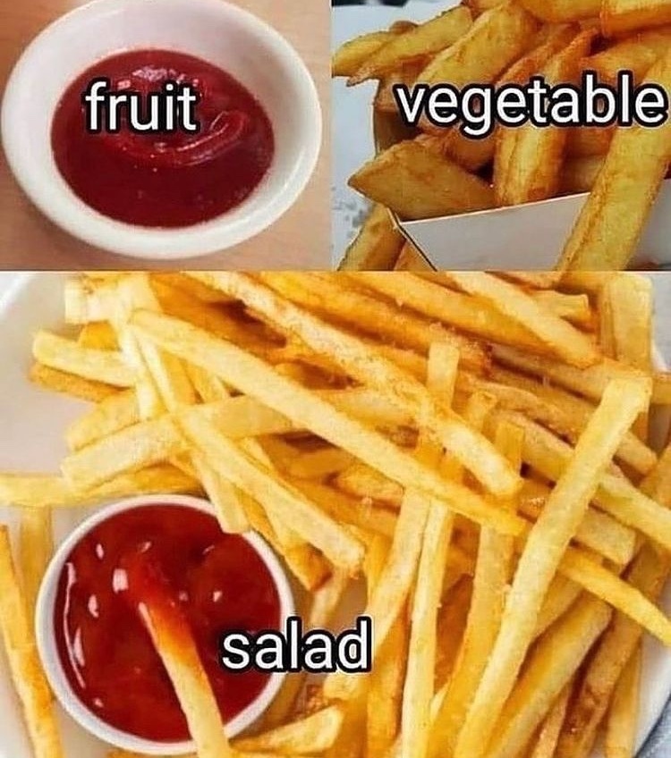 it’s a salad - meme