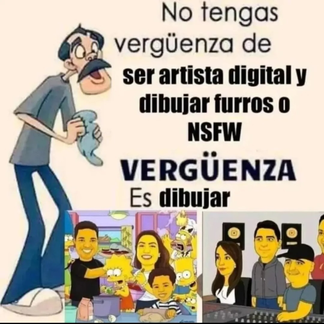 No estoy defendiendo a los artistas nsfw por cierto. - meme