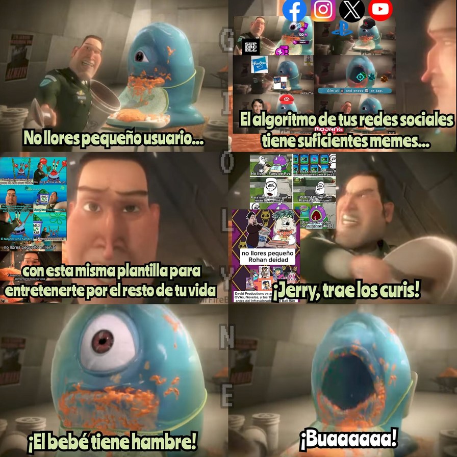 El repostero tiene hambre - meme