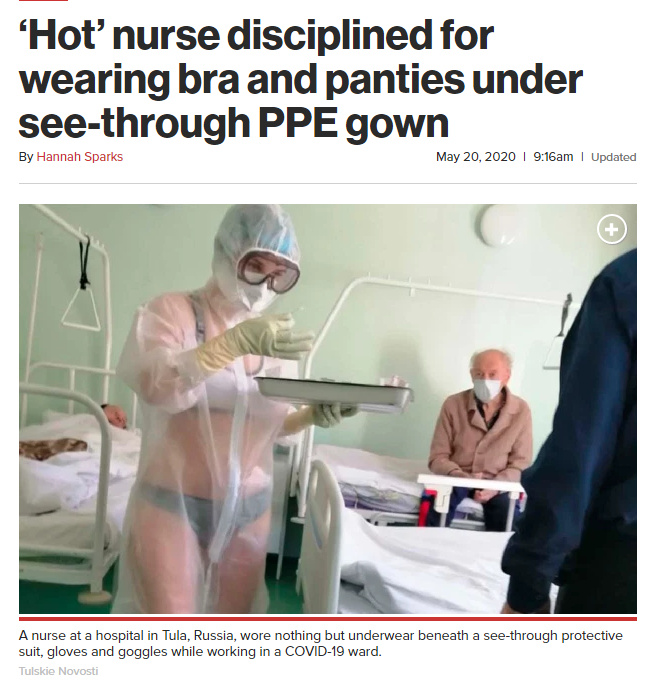 Nurse discovers E.D. cure while treating elderly covid19 patient - meme