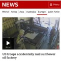 US troops armed with assault rifles mistakenly stormed a  sunflower oil factory in Bulgaria. They were taking part in a Nato military exercise, with the aim of clearing the airbase next door.