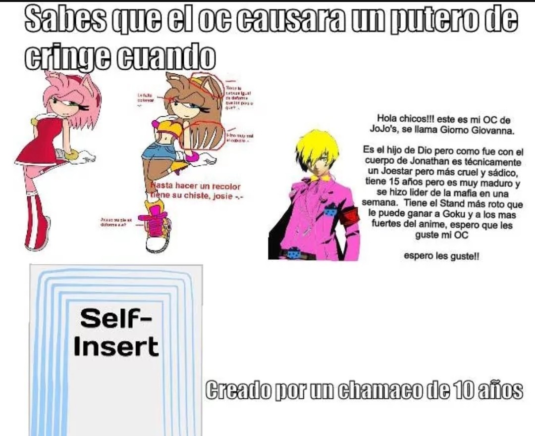 Vi ocs en Reddit y me dieron 9 tipos de cringe terminal - meme