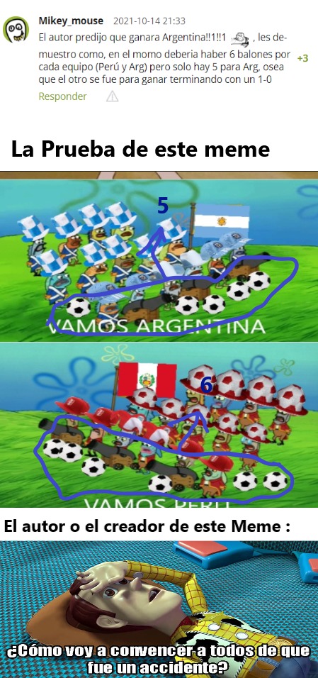Momento XD de Peru y Argentina - meme