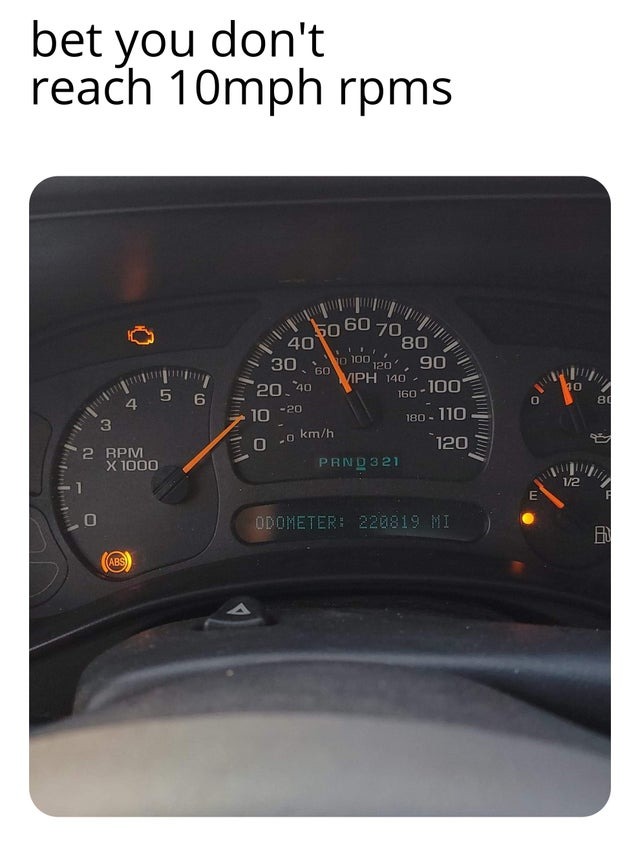 10 mph rpms - meme