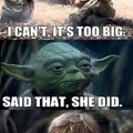 She used the force