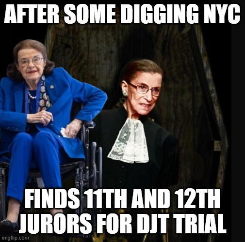 DJT Jurors Dug up - meme