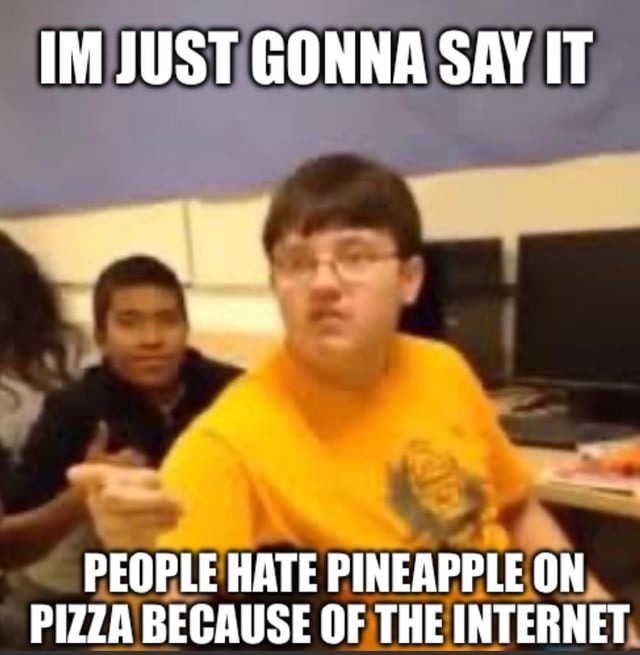 Pineapple pizza meme