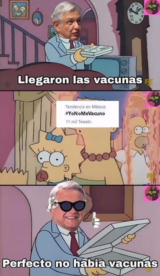 Vacunas México 2021 - meme