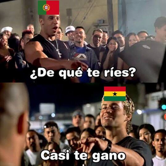 Portugal vs Ghana meme
