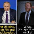 Putin crazy war monger