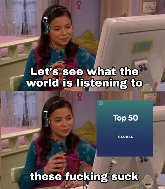 top 50 spotify - meme