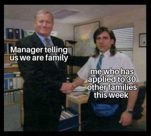 We are a family - meme