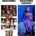 Realeza española según Disney