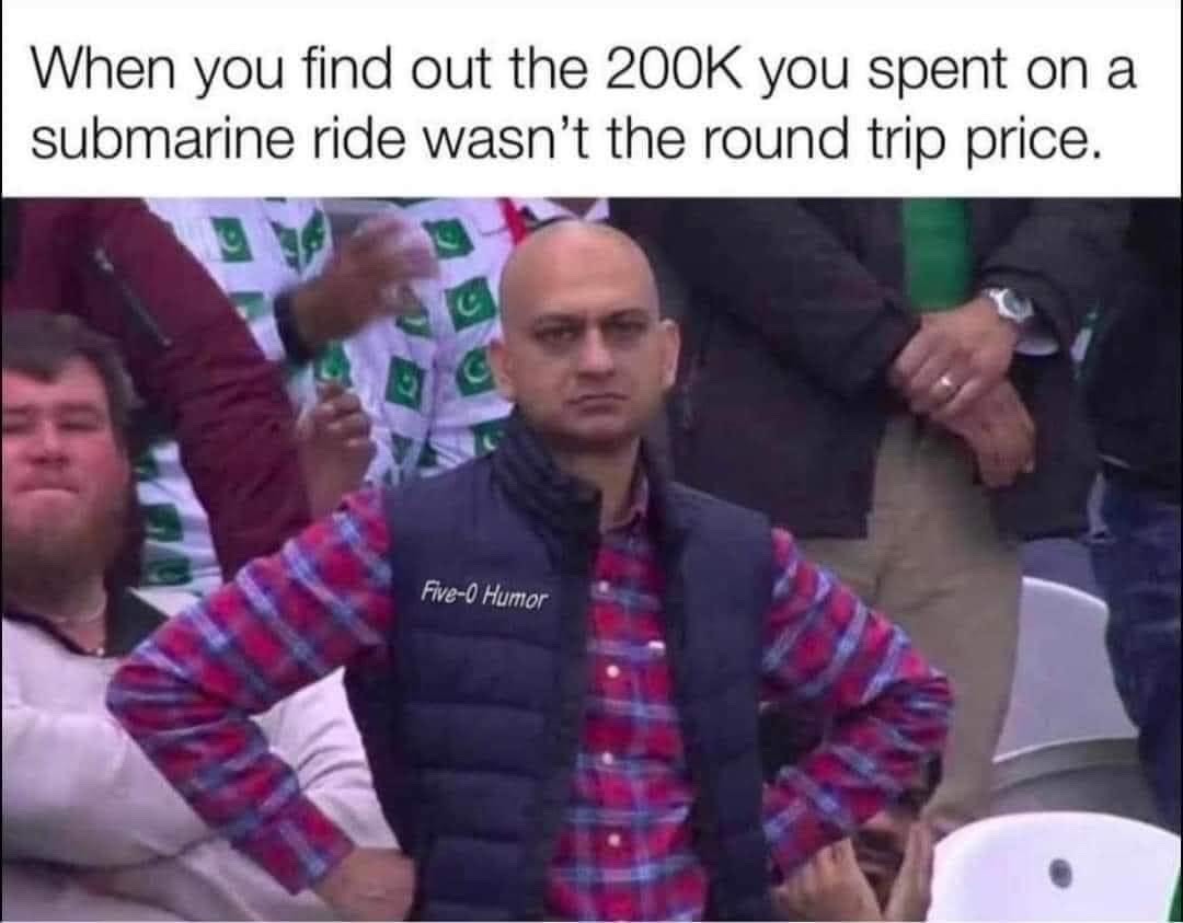 titanic submarine price meme