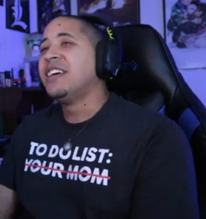 This guy's shirt is hella wild - meme