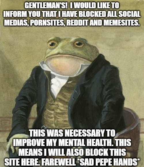News, memes and porn, all these things only worsen our mental health. F§@% the Internet and join the Real Life.