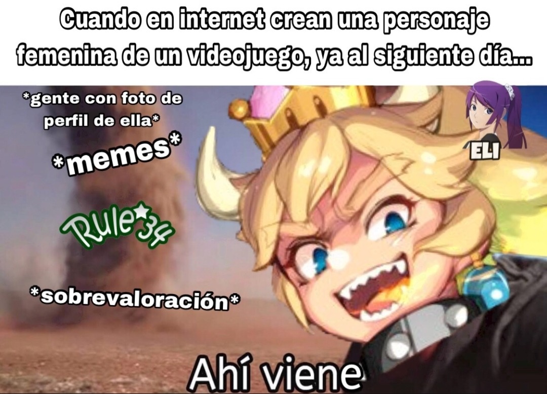 Esto pasa en cualquier personaje nuevo anunciado lmao - meme