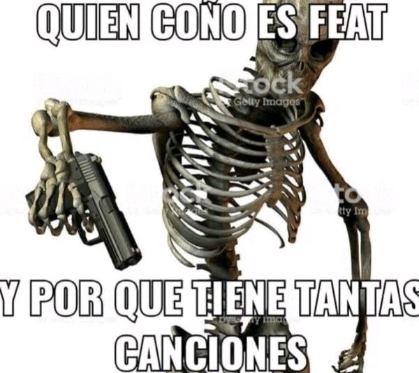 quien chucha es feat?? - meme
