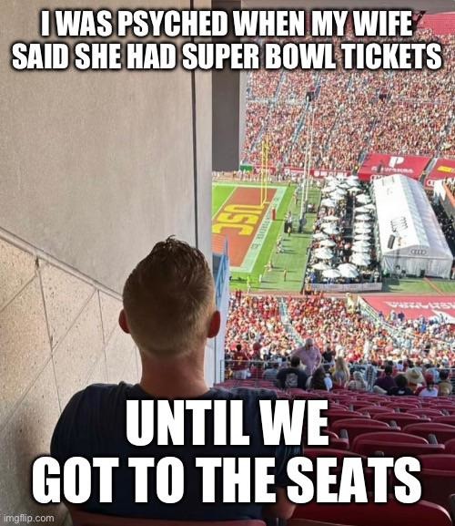 best seats for super bowl