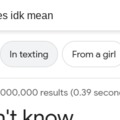 Even Google doesn't know