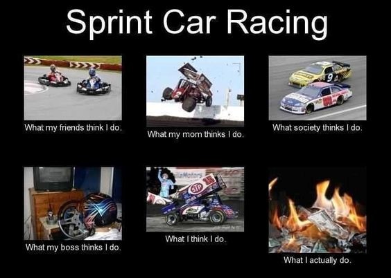 Sprint Car Racing - meme