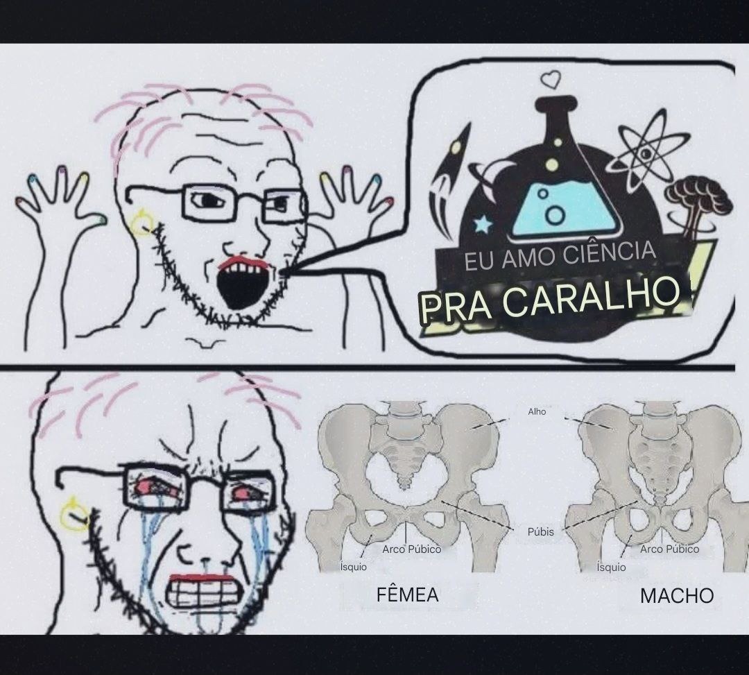 Eu amo a ciência - meme