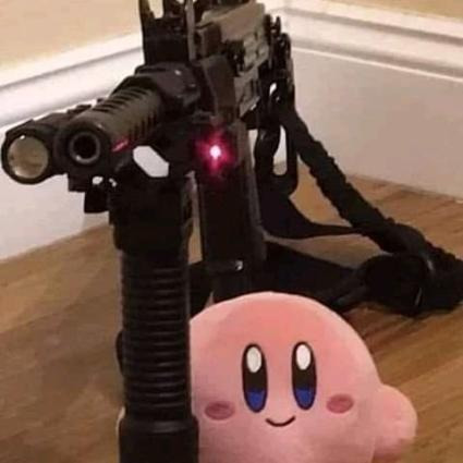 Kirby calmado - meme