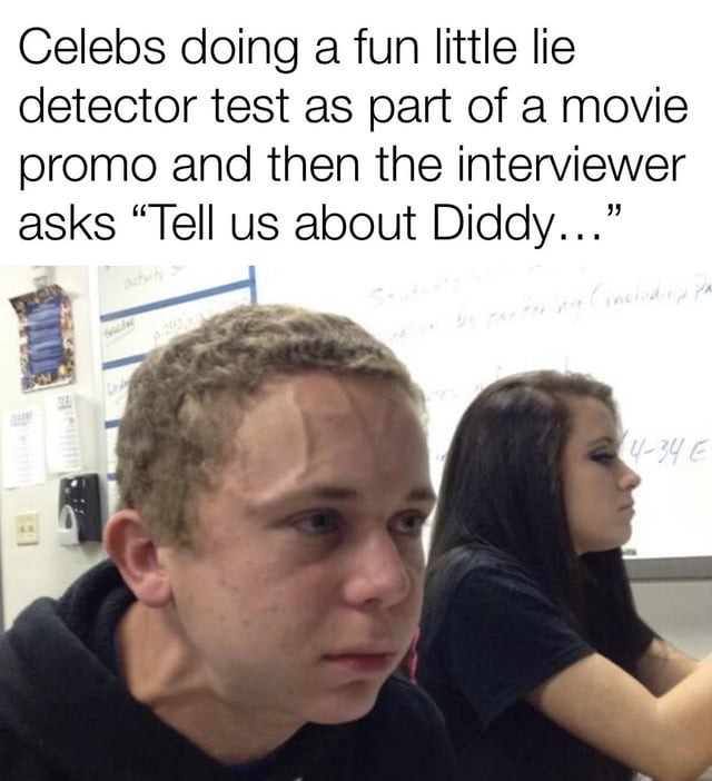 Lie detector meme
