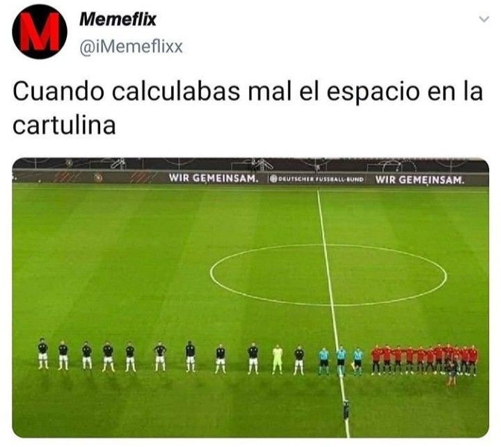 Las letras quedaban todas juntas - meme