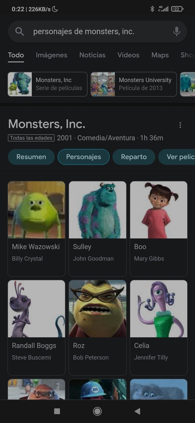 Personajes de Monstruos SA. Lo conseguimos - meme