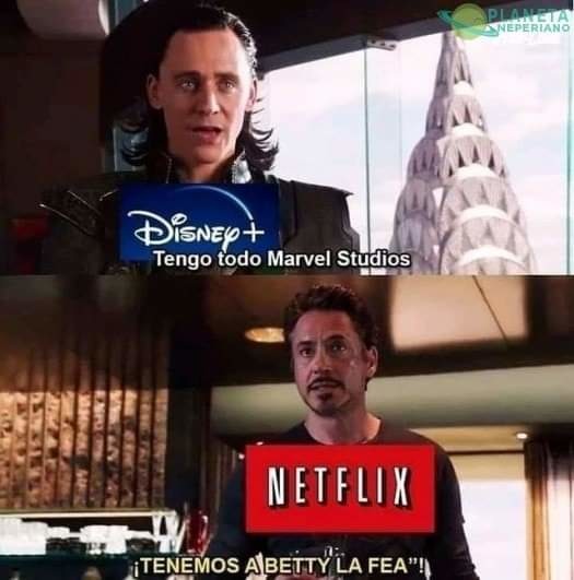 Disney plus vs Netflix - meme