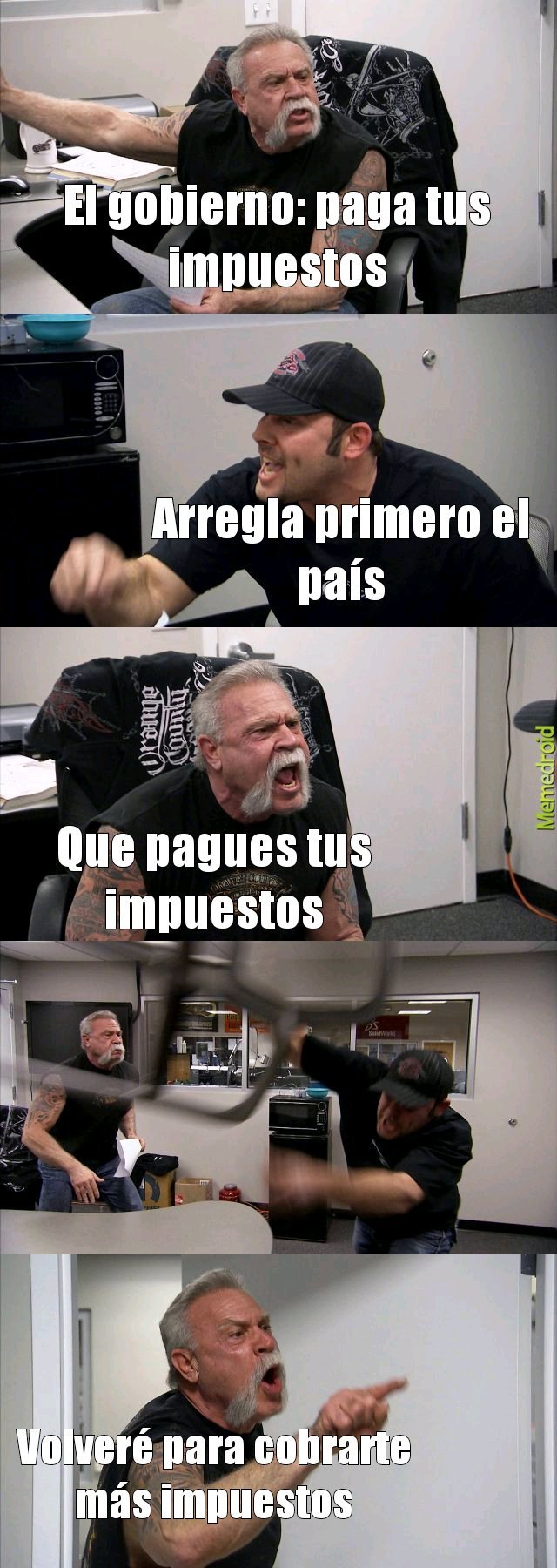 El gobierno latinoamericano - meme
