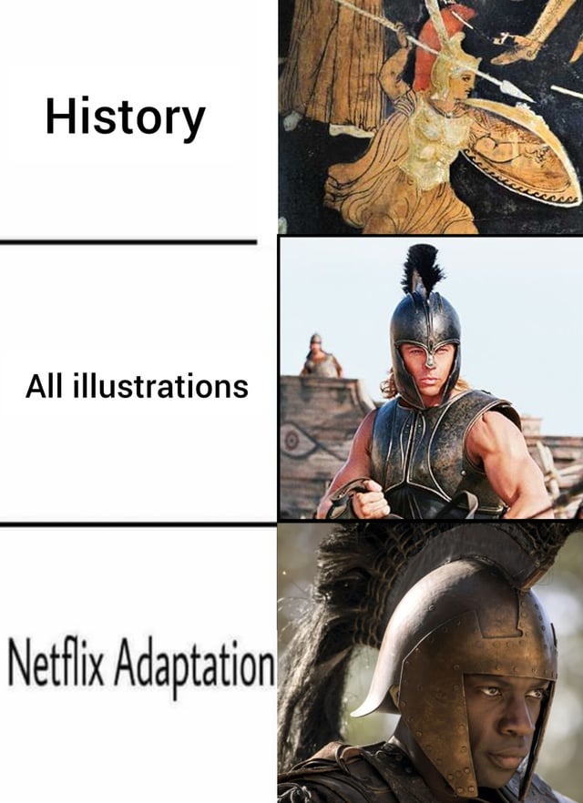 History and Netflix adaptation - meme
